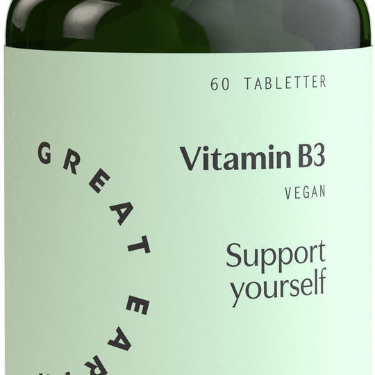 Great Earth Vitamin B3- 500 mg 60 tabletter