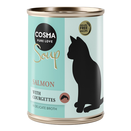 Cosma Soup 6 x 100 g - Lax med zucchini