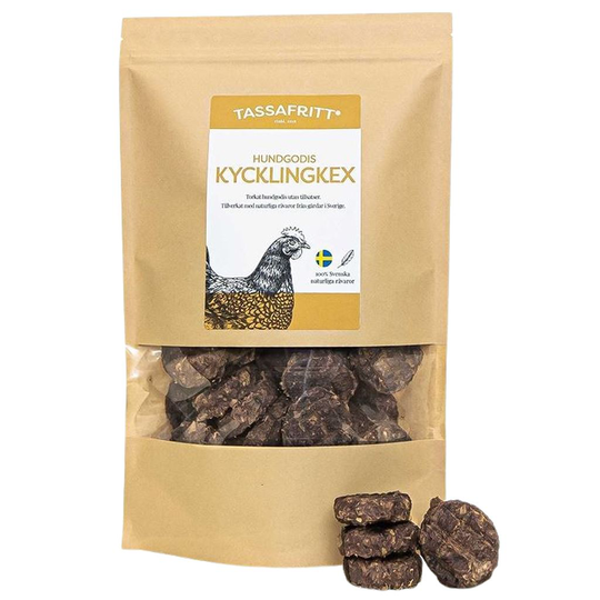 TassaFritt Hundgodis Kycklingkex 100 g