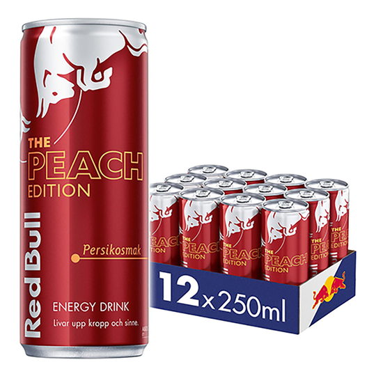 Red Bull Peach Energidryck - 1-pack