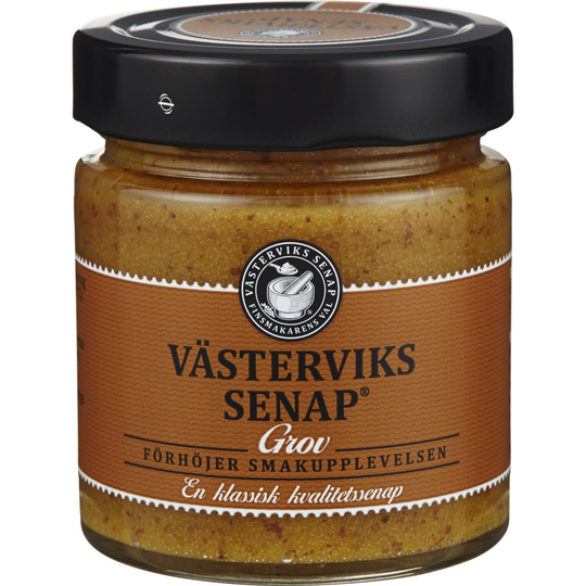 Västerviks Senap Klassisk Kvalitetssenap Grov 200 g