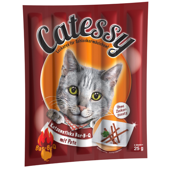 Catessy Sticks 10 st - Bar-B-Q Kalkon