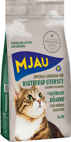 Mjau Kastrerad utekatt 8,5kg 8,5kg