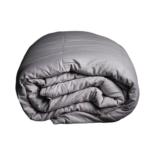 Cura Pearl Classic Tyngdtäcke Ljusgrå 150x200cm 13 kg