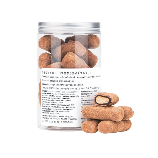 HAUPT LAKRITS Chokade Svenskjävlar 250 g