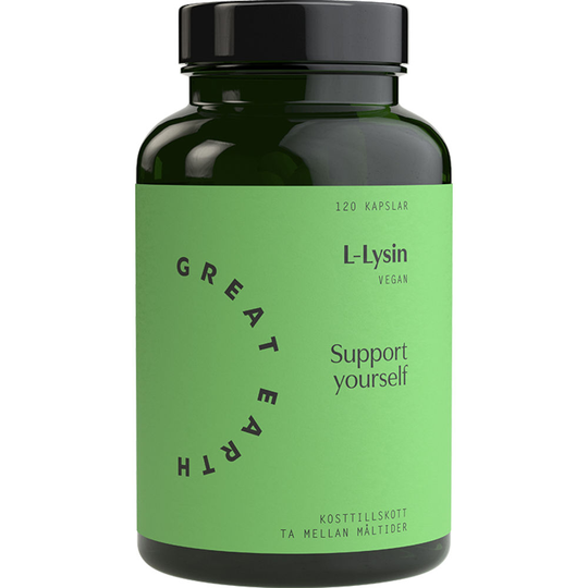 Great Earth L-Lysine 120 kapslar