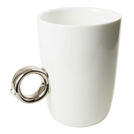 Mugg med Ring - Silver