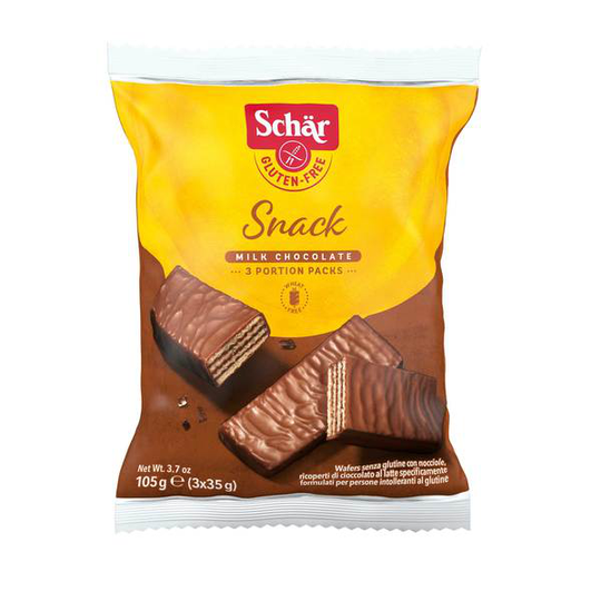 Schär Snack Kexchoklad Hasselnöt 105 g