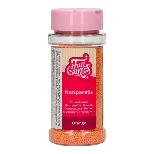 FunCakes Strössel Nonpareils Orange - 80 gram
