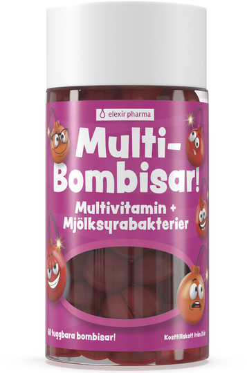 Elexir Multi-Bombisar 60 tuggisar
