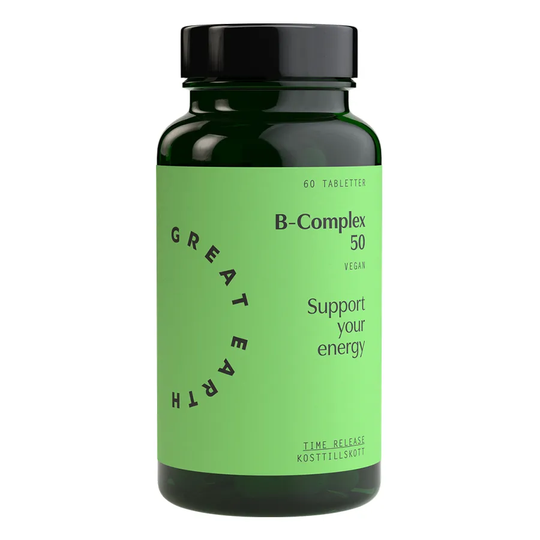 Great Earth B-Complex 50 mg, 60 tabletter
