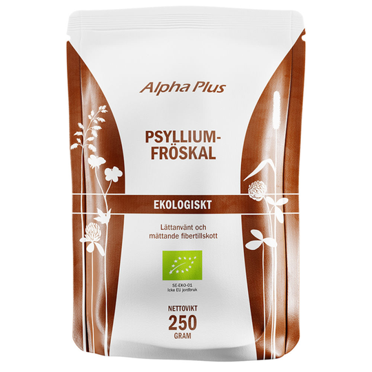 Alpha Plus Psylliumfröskal Eko 250 g