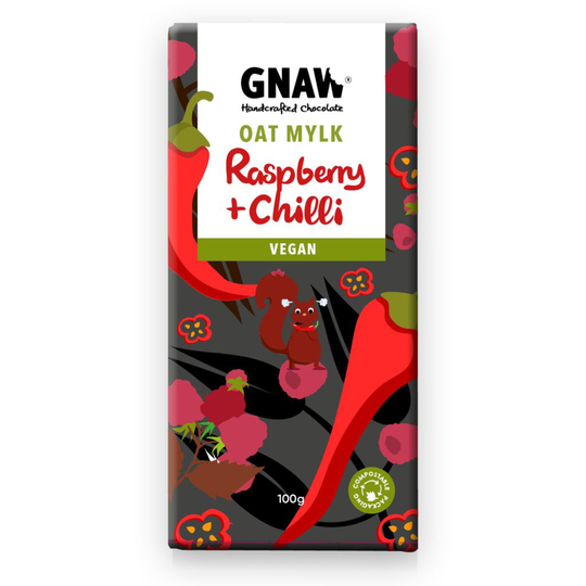 GNAW Oat Mylk Raspberry & Chilli 100 g