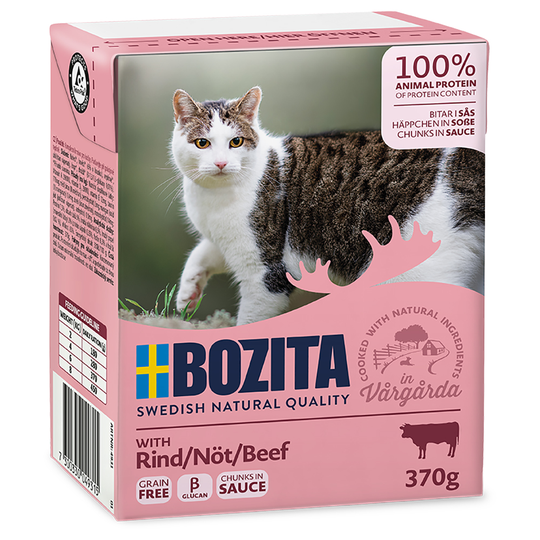 Bozita bitar i sås 6 x 370 g Nötkött
