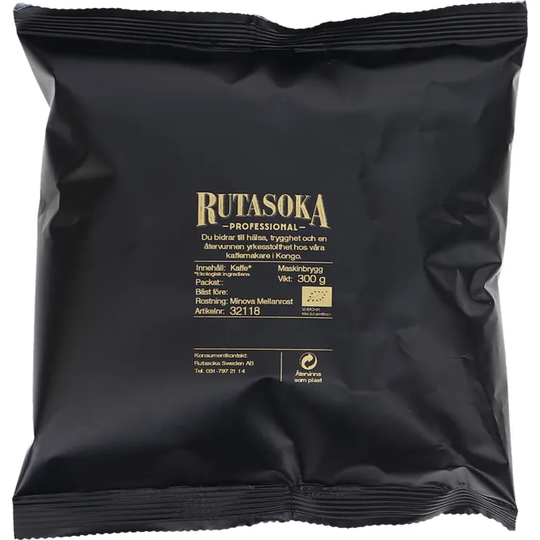 Rutasoka Kaffe Mellanrost Bryggmalet Eko