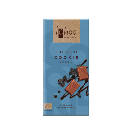 iChoc Rischoklad Choco-Cookie Vegan 80 g