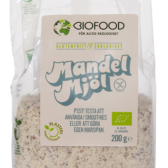 Biofood Glutenfritt Mandelmjöl 200 g