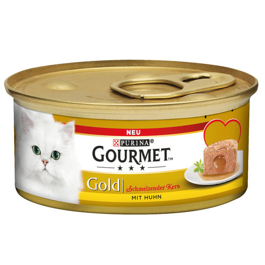 24 + 12 på köpet! 36 x 85 g Gourmet Gold - Melting Heart - Kyckling