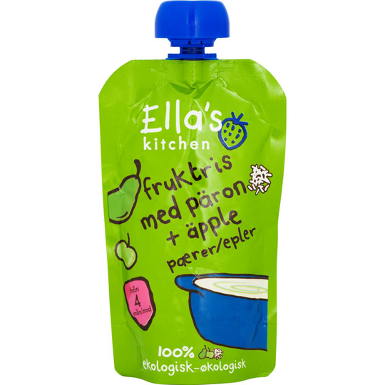Ella's Kitchen Fruktris med päron & äpple 120 g