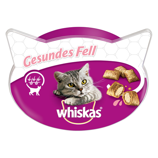 6 + 2 på köpet! 8 x Whiskas kattgodis - Healthy Fur (8 x 50 g)