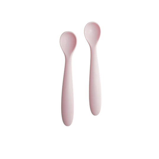 Les Enfants Silicone Spoon set Pink