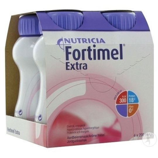 Fortimel Extra Jordgubb 4 x 200 ml