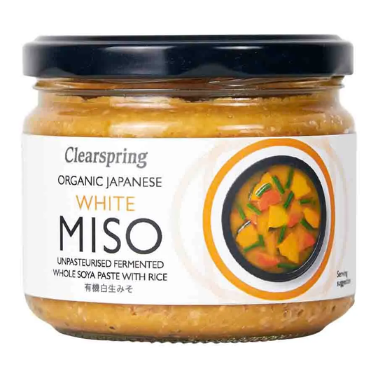 Clearspring Miso Vit Opastöriserad, 270 g ekologisk
