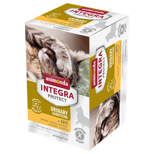 Ekonomipack: Animonda Integra Protect Adult Urinary Oxalsten 24 x 100 g - med Nötkött