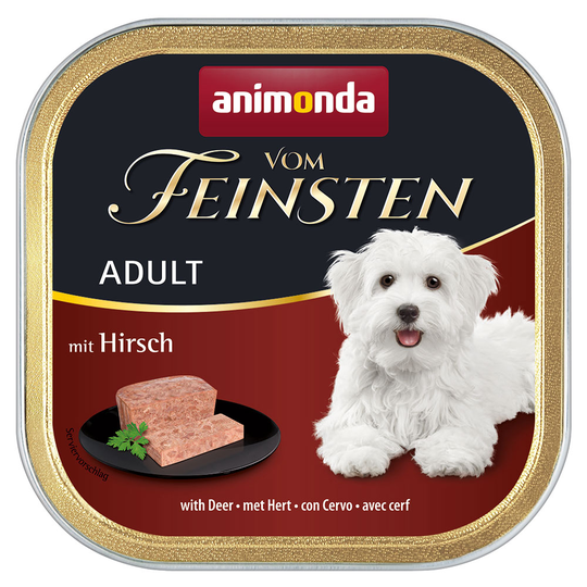 Ekonomipack: 48 x 150 g Animonda vom Feinsten Adult spannmålsfritt: Hjort
