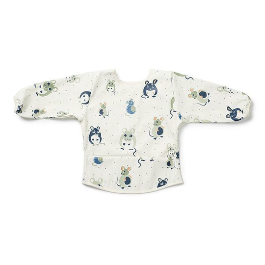 Elodie Long sleeve Baby Bib Forest Mouse