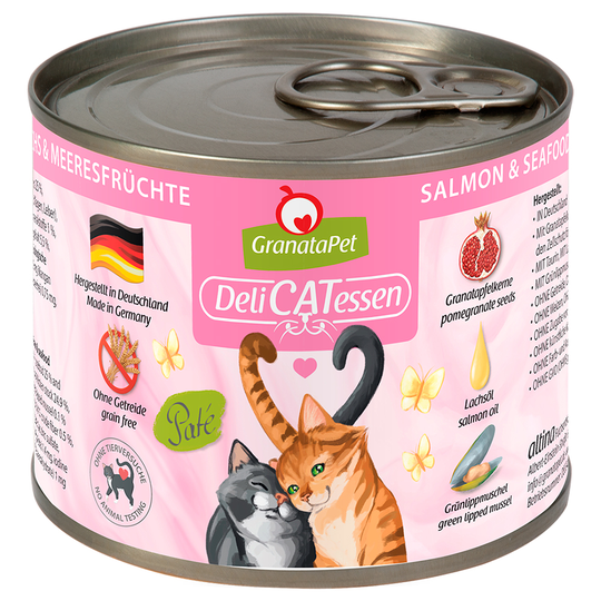 GranataPet DeliCatessen 6 x 200 g - Lax & skaldjur