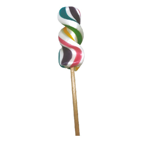 Spiralklubba Regnbåge - 50 gram