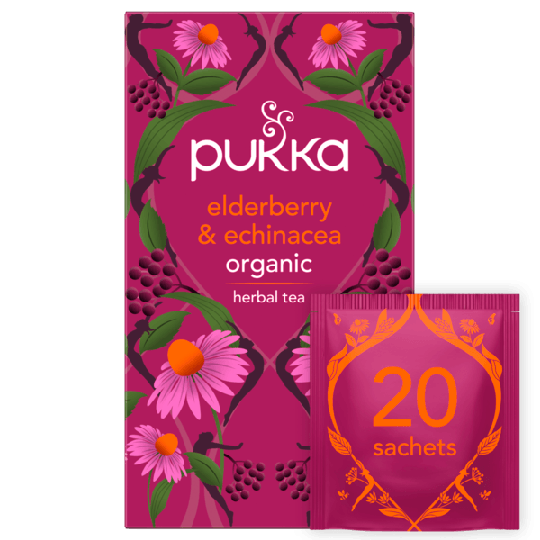 Pukka Elderberry & Echinacea 20 tepåsar