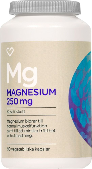 Hjärtats Magnesium 250mg Kapsel 90st