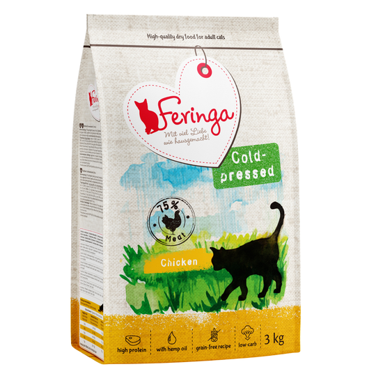 Feringa Adult kallpressad kyckling Ekonomipack: 9 kg (3 x 3 kg)