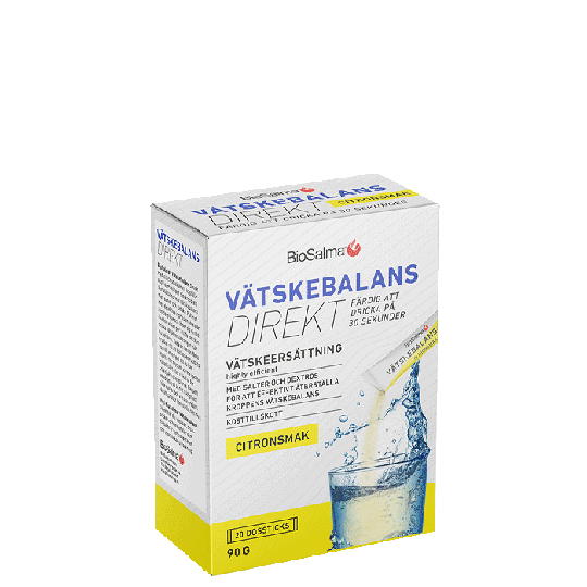 Vätskebalans Direkt Citron, 20 dospåsar