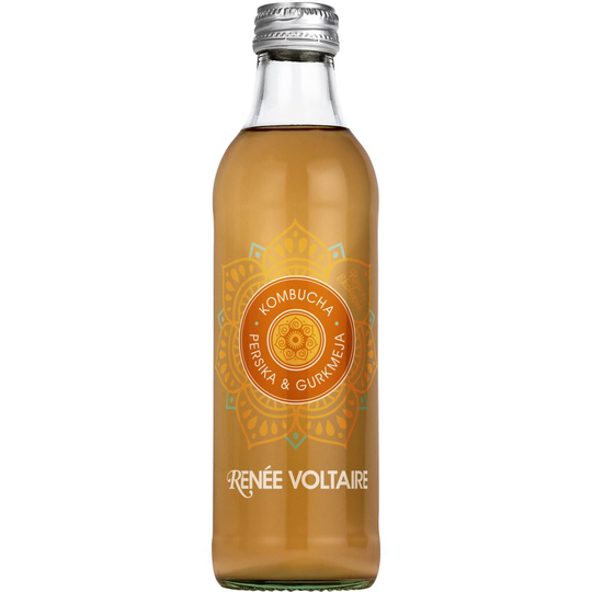 Renée Voltaire Kombucha Persika & Gurkmeja 275 ml