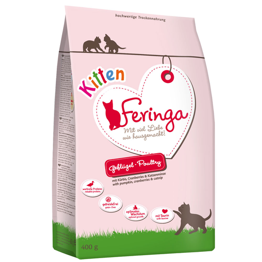 Prova-på-erbjudande! 400 g Feringa torrfoder till sparpris! - Kitten Fjäderfä