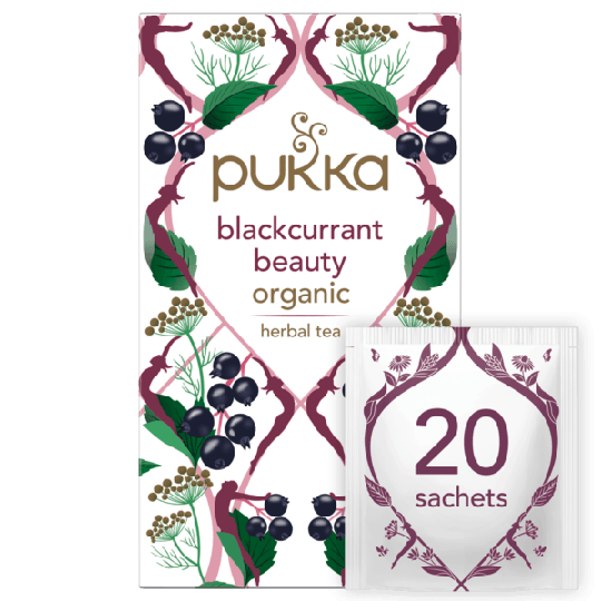 Pukka Blackcurrant Beauty Tea 20 tepåsar