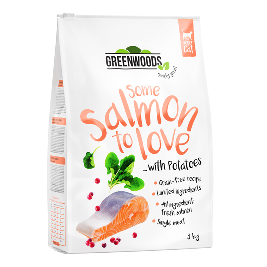 Greenwoods Salmon with Potato, Spinach & Cranberries Ekonomipack: 3 x 3 kg