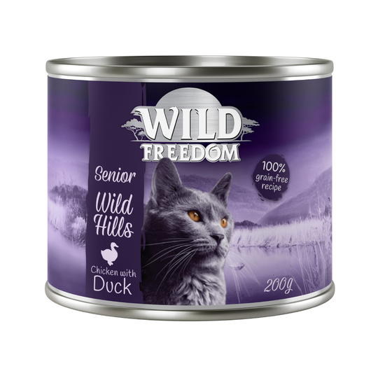 Wild Freedom Senior Wild Hills Duck & Chicken - 6 x 200 g