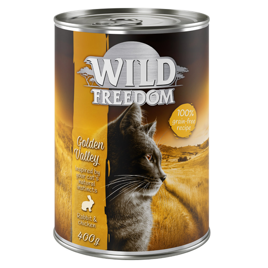 Wild Freedom Adult 12 x 400 g - Golden Valley - Rabbit & Chicken