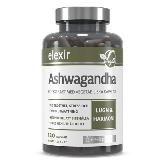 Elexir Pharma Elexir Ashwagandha 120 kapslar