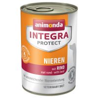 Ekonomipack: 24 x 400 g Animonda Integra Protect i konservburk - Renal Nötkött