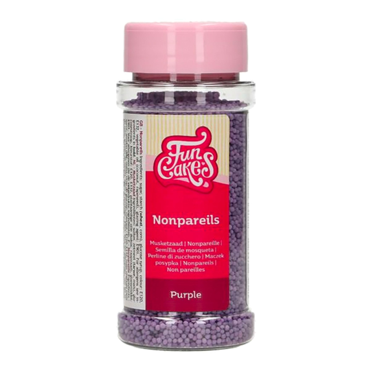 FunCakes Strössel Lila Småkulor - 80 gram