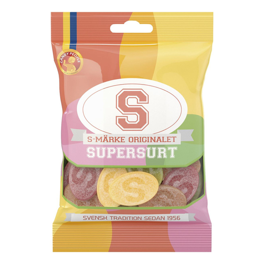 S-Märken Supersura i Påse - 80 gram