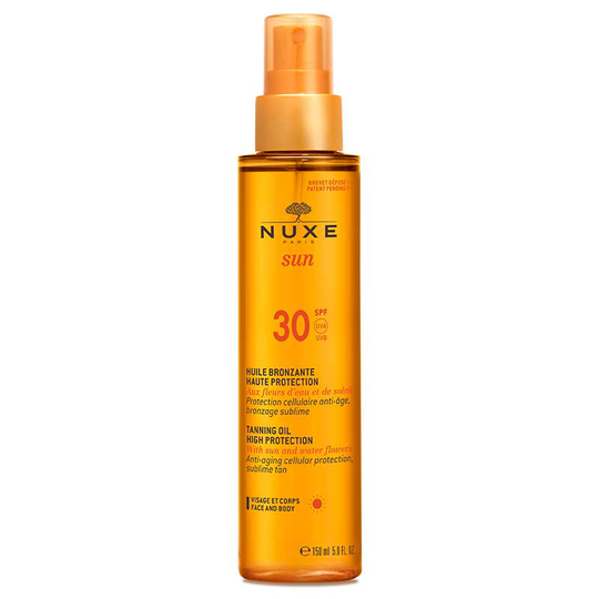 NUXE Tanning Oil Face & Body SPF30 150 ml