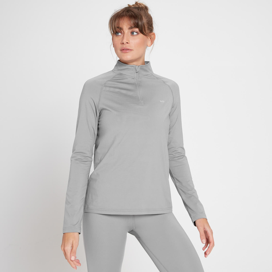 MP Women's Velocity 1/4 Zip - Grå - XXS