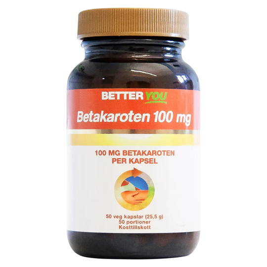 Better You Betakaroten 100mg, 50 kapslar