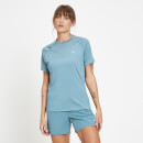MP Run Life Training T-Shirt för kvinnor - Blå/Vit - XXS